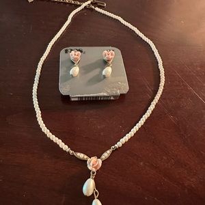 Vintage necklace and Earrings